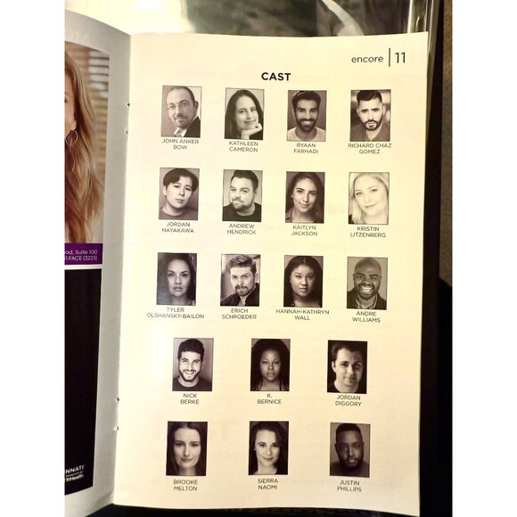 Come From Away Encore Program Aronoff Center Cincinnati Mar 2025 Broadway Tour - Picture 9 of 12